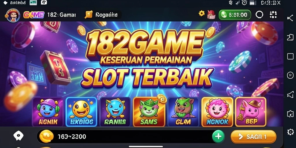 Screenshot gameplay <strong>182GAME</strong> menampilkan keseruan permainan slot.