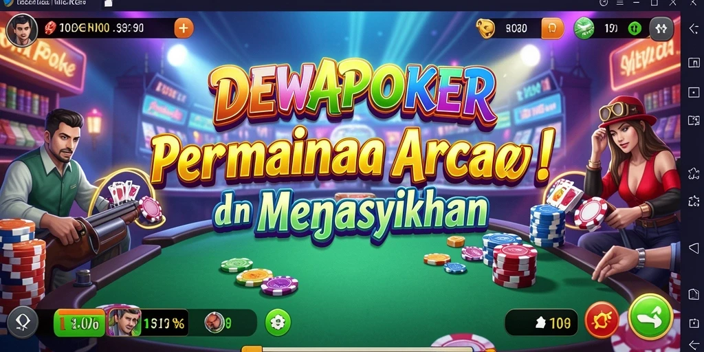 Tangkapan layar menunjukkan aksi seru dalam DEWAPOKER gameplay.