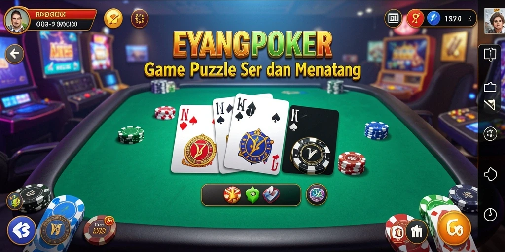 Tampilan gameplay <strong>EYANGPOKER</strong> yang menantang dan menarik.