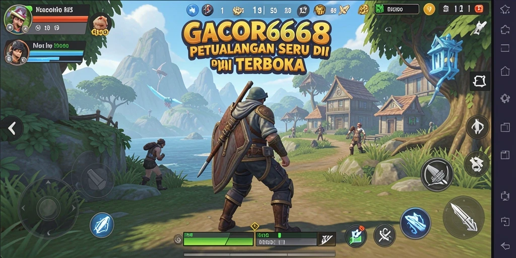 Screenshot GACOR668 menunjukkan gameplay seru di dunia terbuka.