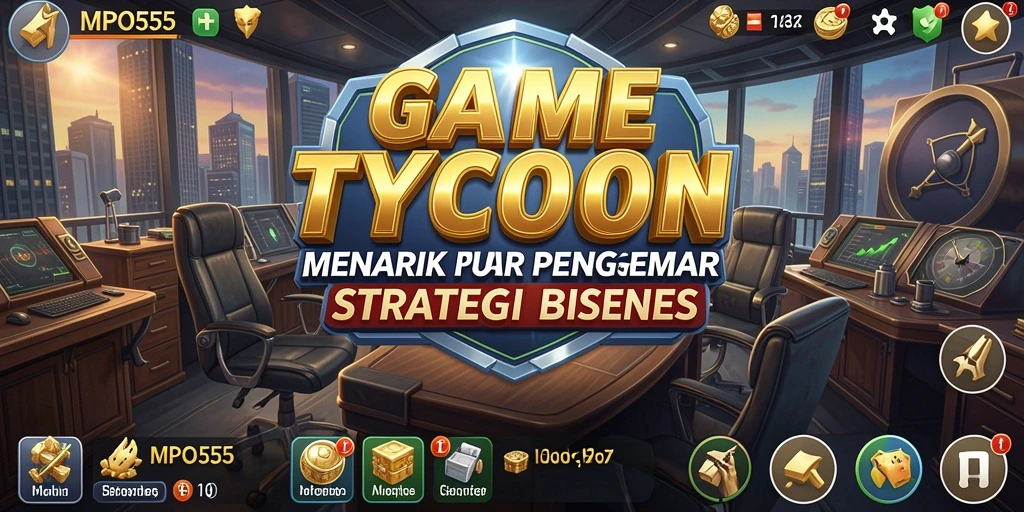 Tampilan gameplay MPO555 yang menarik dan interaktif bagi penggemar Tycoon.